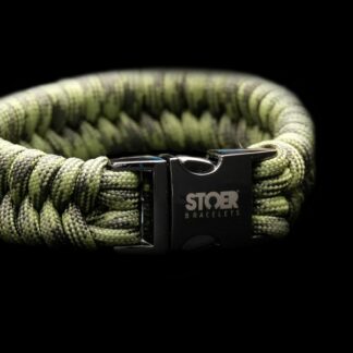 paracord black 20mm camoflage fishtail